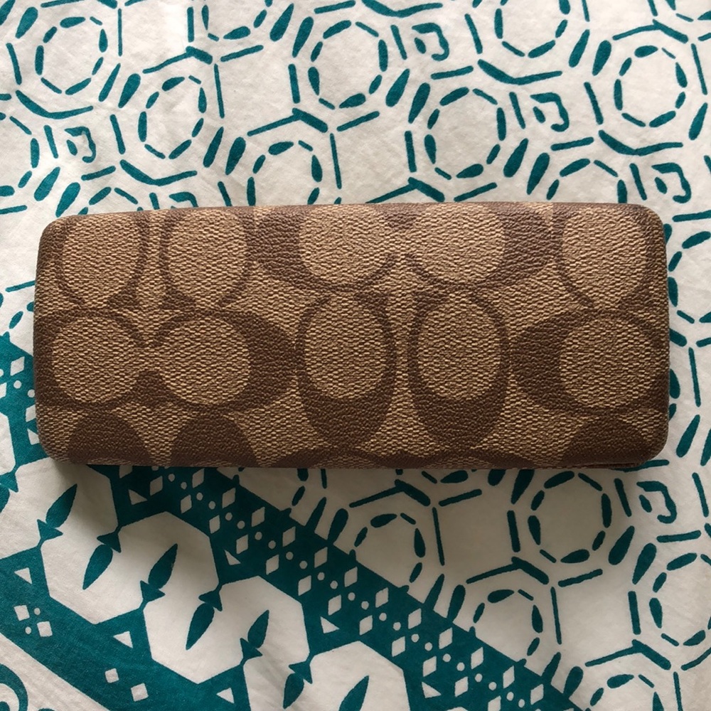 Coach glasses case